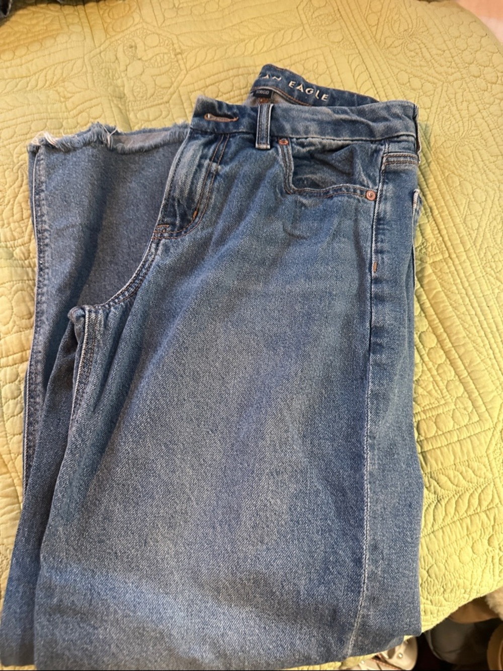 American Eagle Outfitters Relaxed Fit Blue Denim Jeans